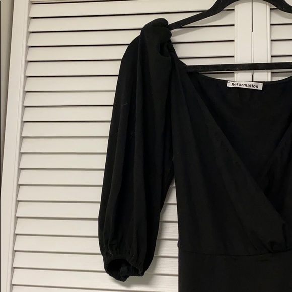 Reformation Calabra Quarter Sleeve Midi Dress NWT - Picture 4 of 8